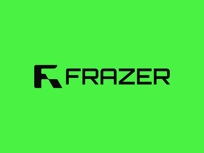 Logo Design for Frazer app brand identity branding design electric energetic fitness geometric graphic design gym logo logo design minimal modern tech type web workout