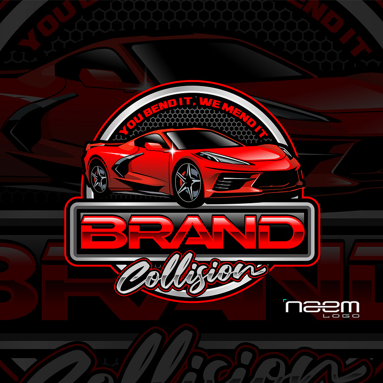 Auto detailing Logo | Car mascot logo | Car collision logo by Naieem on ...