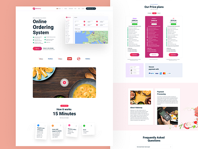 Restaurant Vendor Page Design branding design graphic design illustration list logo page ui ux vendor web