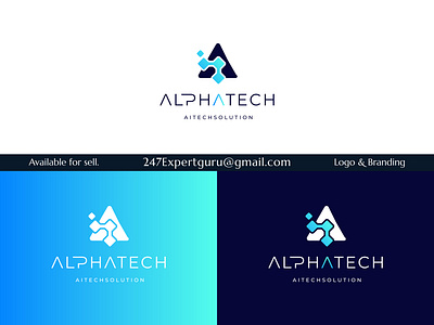 Modern initial letter a analytic access with digital data pixel 3d animation graphic design logo modern logo motion graphics