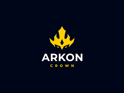 Introducing "Arkon Crown," a cutting-edge abstract logo design abstract branding cool creative crown design graphic design logo mascot modern professional unique vector