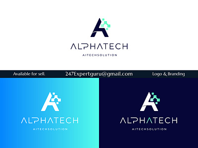 Modern initial letter a analytic access with digital data pixel 3d animation branding graphic design logo modern logo motion graphics ui