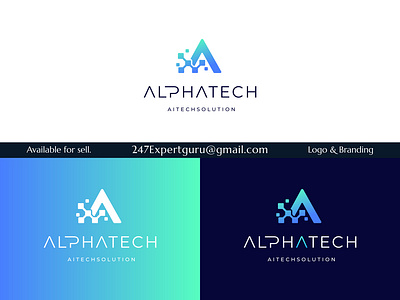 Modern initial letter a analytic access with digital data pixel 3d animation graphic design logo modern logo motion graphics ui