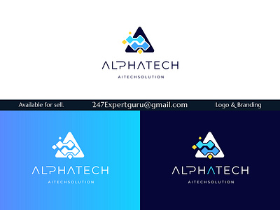 Analytic modern initial letter a triangular with digital data 3d animation graphic design logo modern logo motion graphics