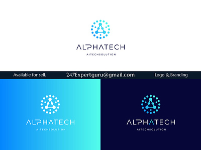 Modern initial letter a circle center circular dot with wire 3d animation graphic design logo modern logo motion graphics