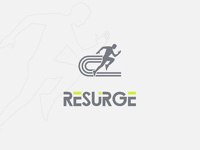 Resurge logo adobe illustrator athletic branding custom logo design geometric graphic design logo logo design logo designer logo ideas logo inspiration logotype resurge sport sport design sport logo vector logo visual identity