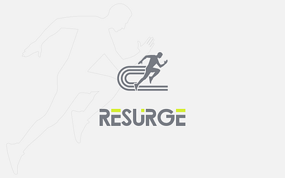 Resurge logo adobe illustrator athletic branding custom logo design geometric graphic design logo logo design logo designer logo ideas logo inspiration logotype resurge sport sport design sport logo vector logo visual identity