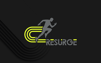 Resurge logo adobe illustrator athletic logo branding custom logo design geometric graphic design logo logo design logo designer logo ideas logo inspiration logotype resurge sport sport logo vector logo visual identity