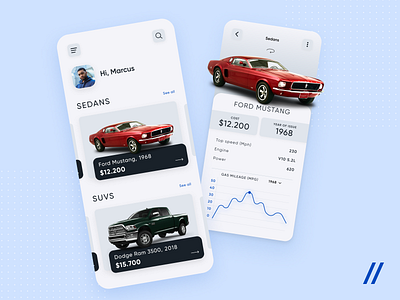 Modern & Aesthetic Car Buying App: Sleek Interface for Ford Must animation branding carapui design graphic mobileapp sleakui trendingui typography ui uichallenge ux