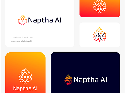 Naptha AI Logo Design branding corpporate logo design graphic design logo logo design logos nature logo vector