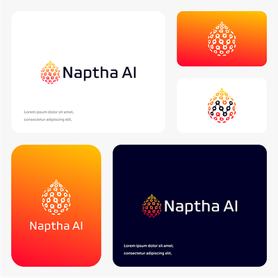 Naptha AI Logo Design branding corpporate logo design graphic design logo logo design logos nature logo vector