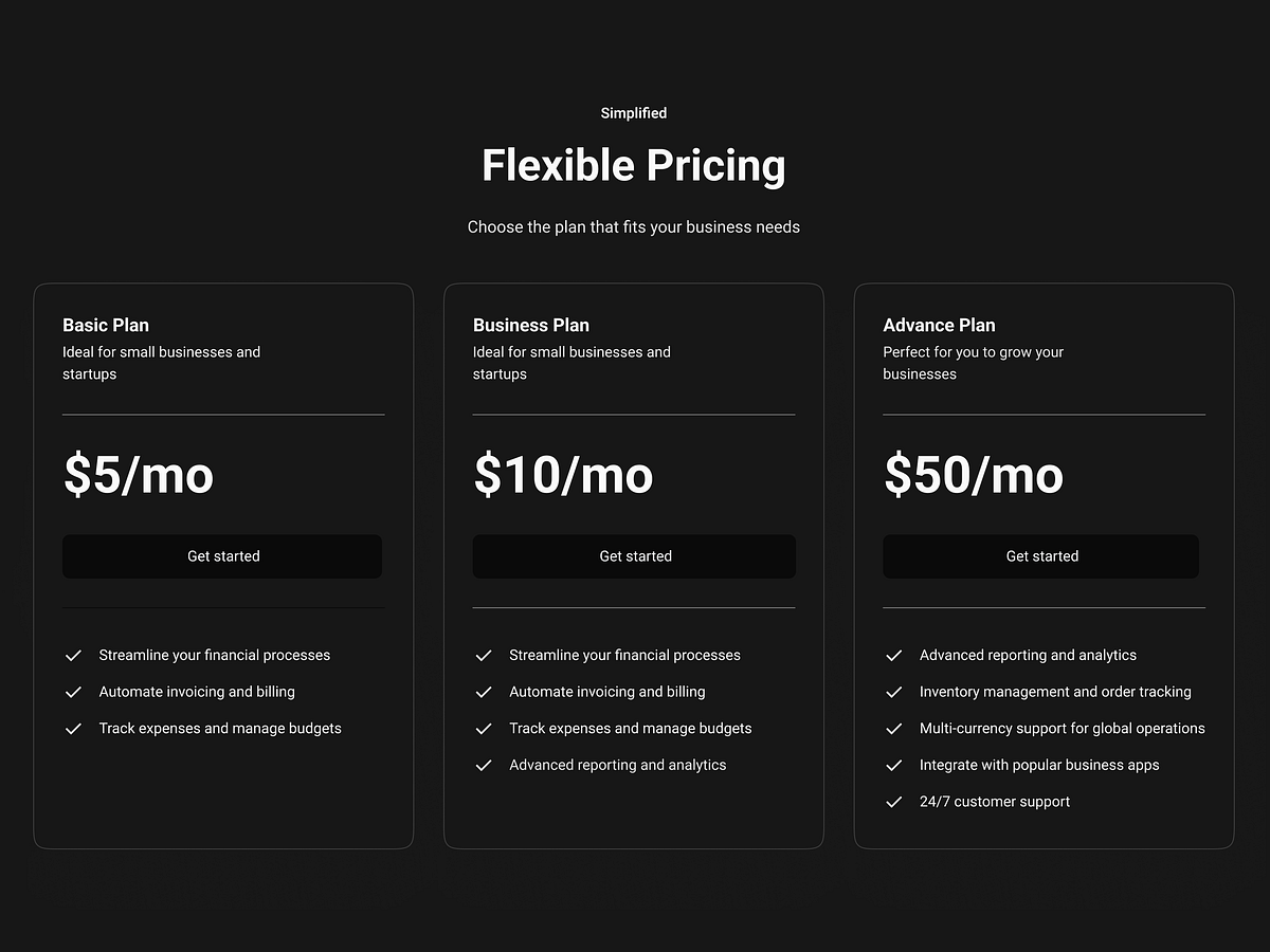 Pricing Card designs, themes, templates and downloadable graphic ...