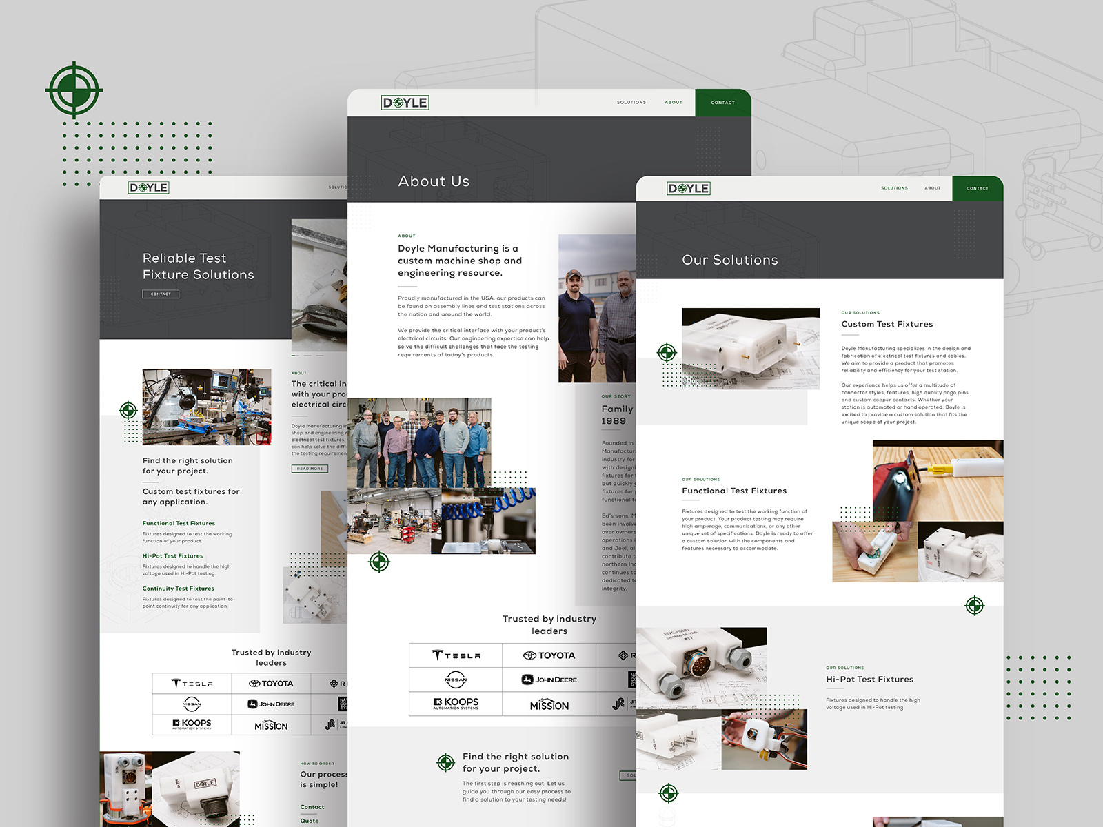 Doyle Manufacturing Website by Antonio Zacarias for Vala Marketing on ...