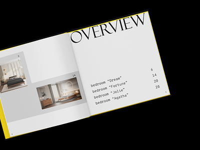 Nook's bedroom catalogue, furniture brand bedroom brand branding catalogue contemporary design editorial eye catching furniture graphic design home identity layout minimalistic modern negative space overview stylish ui visual