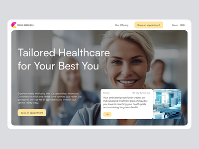 Physical therapy website business case clinic design landing page medical physical therapy ui web website