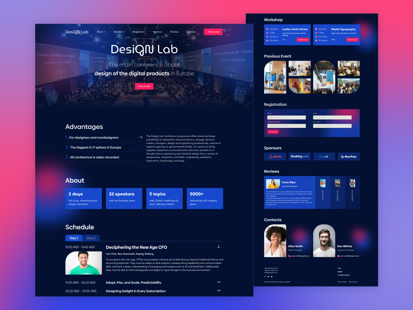 Example of Landing Page Design