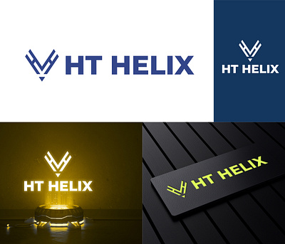 HT HELIX LOGO DESIGN. branding graphic design logo
