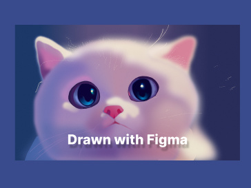 3D Illustrations With Figma 3d animation anime big eyes cat cats cute design ears eyes feline figma illustration logo sketch ui ux white