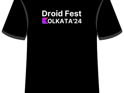 Droid Fest kolkata'24 T-shirt android droid droidfest jetbrains kolkata kotlin t shirt tshirt tshirt design