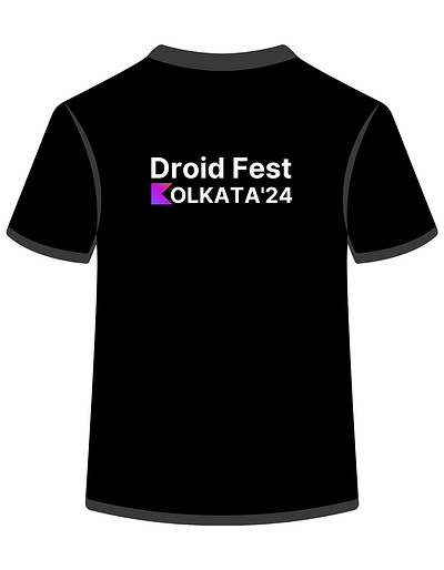Droid Fest kolkata'24 T-shirt android droid droidfest jetbrains kolkata kotlin t shirt tshirt tshirt design