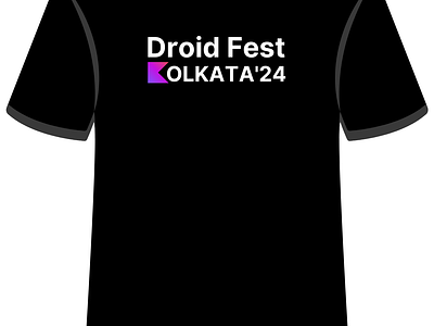 Droid Fest kolkata'24 T-shirt android droid droidfest jetbrains kolkata kotlin t shirt tshirt tshirt design