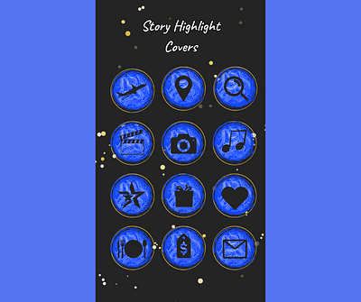 Story Highlight Covers animation branding creativeprocess creativity design dribbble freelancer graphic design graphicdesigner logo motion graphics portfolio