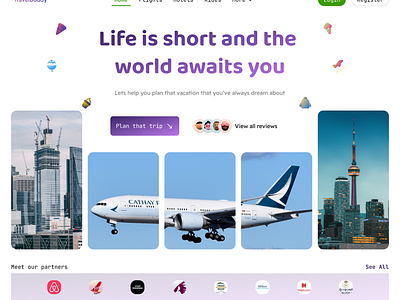 TravelBuddy ui ux design web design