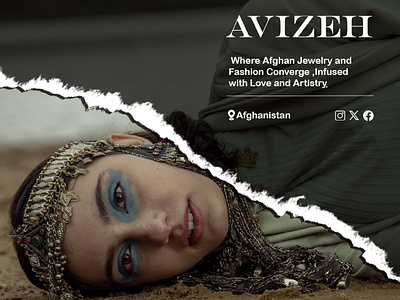 AVIZEH afghan culture graphic design illustration