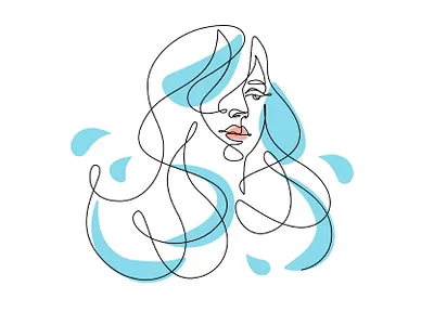 one line drawn woman clean continuous line drawing continuous one line drawing elegant female female portrait illustration line line art line drawn illustration logo minimalist minimalist design modern mysterious one line portrait sensual sexy woman