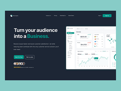 SaaS Landing Page saas saaslanding website