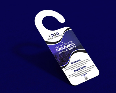 Modern Business Door Hanger Design branding business identity corporrte design door door hanger graphic design marketing