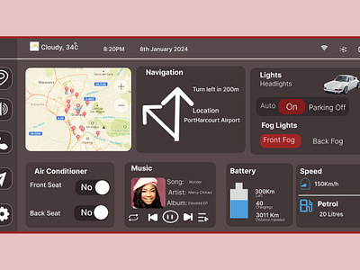 #Day034-Automotive Interface #DailyUI Design graphic design logo ui