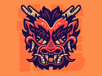 Year of the Dragon 🐲 chinese new year dragon drawing illustration lunar new year procreate sketch symmetrical year of the dragon