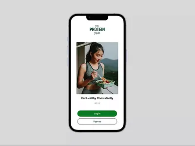 Meal Prep App Flow animation branding motion graphics ui