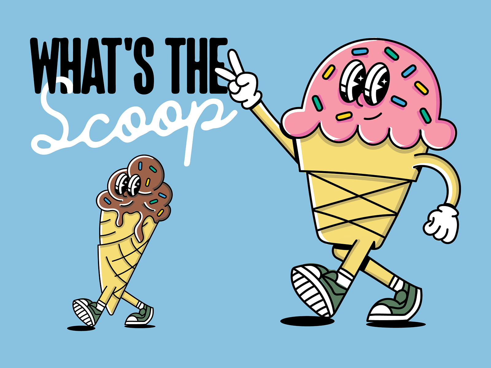 what's the scoop! by Zachariah Kaskas on Dribbble