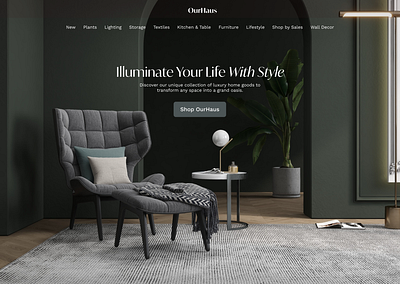 OurHaus — An upscale home goods website.