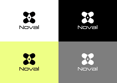 Noval — Logo for a cloud security company. logo