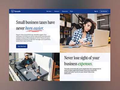 Taxsafe — easing the tax experience for small businesses.