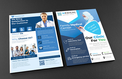 medical flyer graphic design