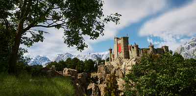 Unreal Engine 4 Castle 3d 3d animation 3d design animation castle game design unreal engine 4 world building
