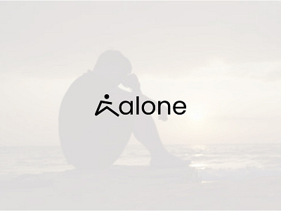 Alone Logo design! alon icon alone logo best logo brand logo branding creative logo design graphic design illustration logo logo design logo idea logofulio modern logo unique logo vector