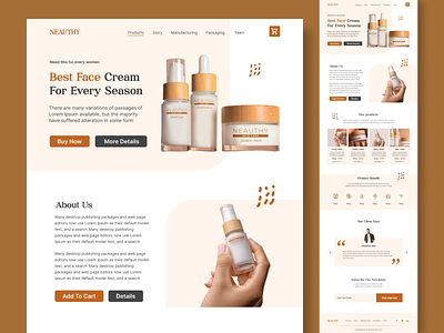 Cosmetic web UI design cosmetic web ui ux design web ui ux new website ui ux ui ux web web ui ux website ui website ui ux website ui ux design