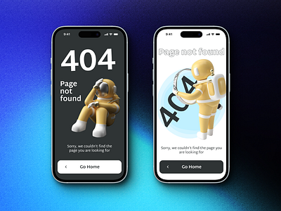 404 Not Found #Daily UI app dailyui design figma illustration shot ui uiux design ux