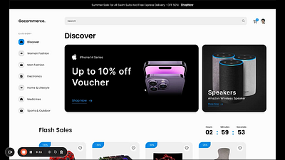 Introducing Gocommerce Web amazon design ecommerce google graphic design ui ui design user experience user interaction ux ux design web website