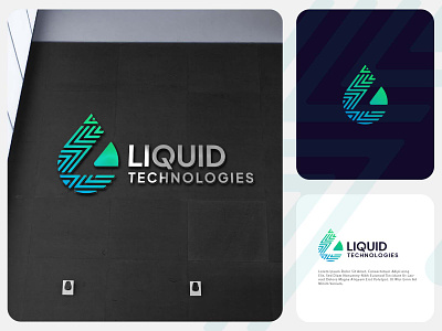 Liquid Technologies best logo branding design graphic design l logo liquid liquid technologies logo modern technology tech tech l logo tech logo technology technology logo