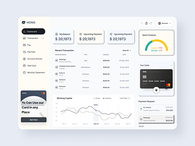 Finance Management System Dashboard UI UX Design banking branding dashboard design finance finance dashboard finance sass minimal sass ui ui kit ux ux design ux inspiration