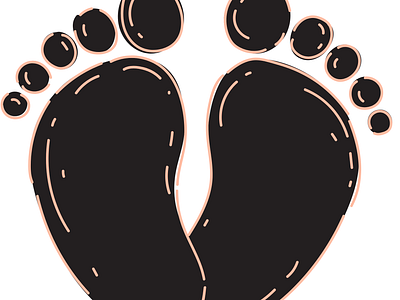 Baby foot 3d art branding design graphic design illustration logo ui ux vector