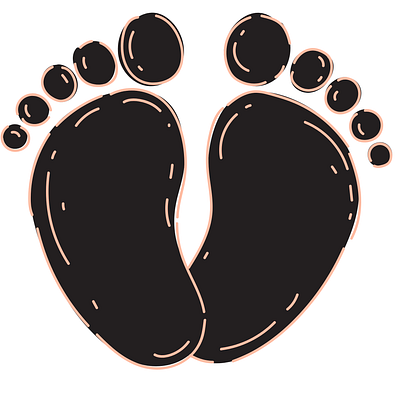 Baby foot 3d art branding design graphic design illustration logo ui ux vector