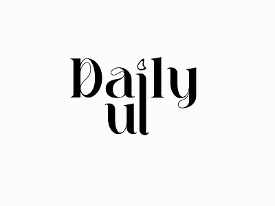 Daily UI 52 - DailyUI Logo daily ui 52 dailyui dailyui 52 logo dailyui logo logo logo design ui ui design uiux design user interface
