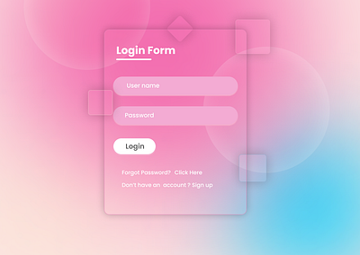 Log In Form 3d log in log in form login ui